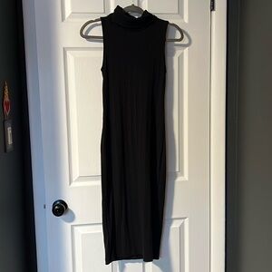 Nine West turtleneck bodycon dress S black